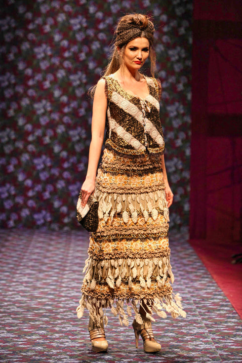 Bluza tull paietat 1535